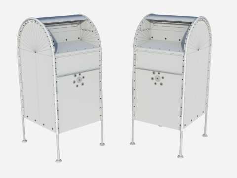 Mail box 01 3D Model