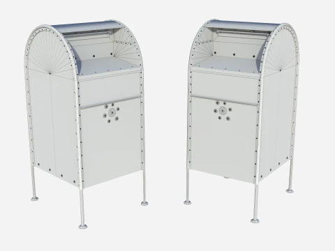Mail box 01 3D Model