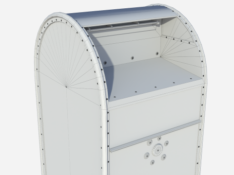 Mail box 01 3D Model