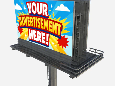 Cartelera Publicitaria 01 Modelo 3D