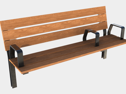 ベンチパック01 3Dモデル