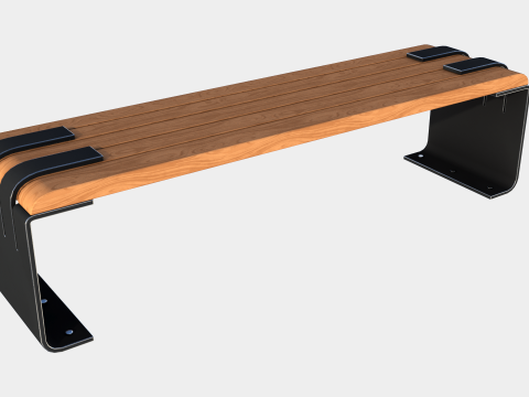 ベンチパック01 3Dモデル