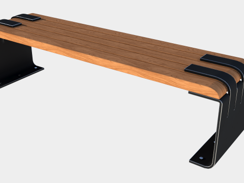 ベンチパック01 3Dモデル