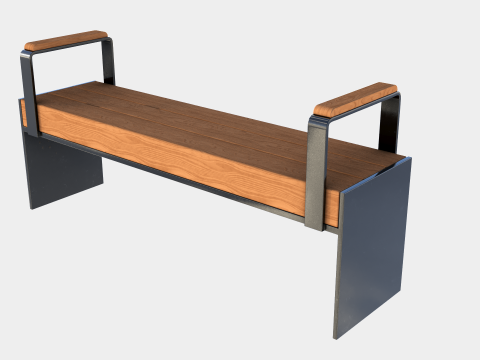 ベンチパック01 3Dモデル