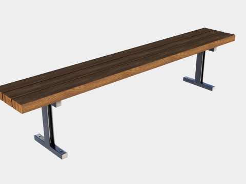 ベンチパック01 3Dモデル