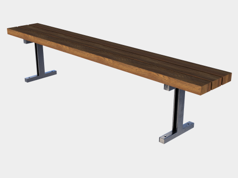 ベンチパック01 3Dモデル