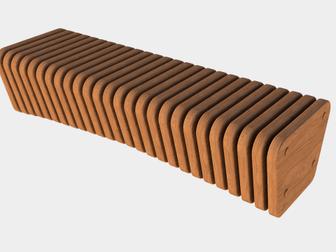 ベンチパック01 3Dモデル