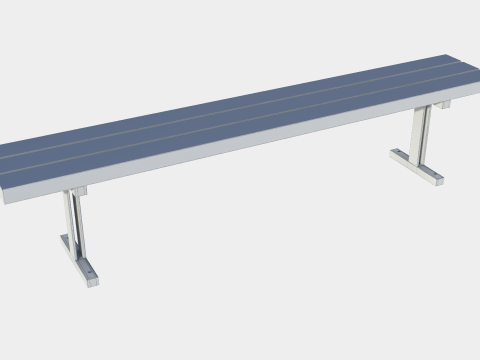 ベンチパック01 3Dモデル