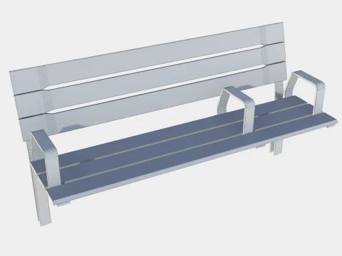 Bankpaket 01 3D Modell