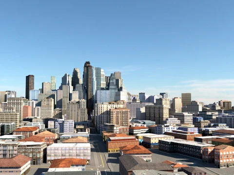City 128 3D Model