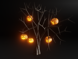 Halloween Pumpkin Pack Collection Modelo 3D