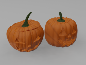 Halloween Pumpkin Pack Collection Modelo 3D