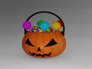 Halloween Pumpkin Pack Collection 3D Model