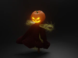 Halloween Scare Crow 3D Model