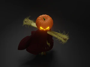 Halloween Scare Crow 3D Model