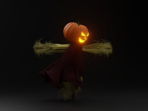 Halloween Scare Crow 3Dモデル