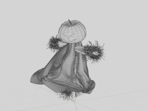 Halloween Scare Crow 3D Model