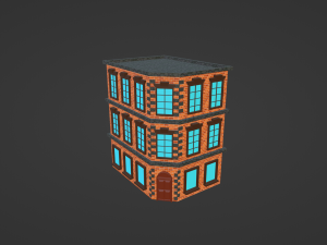 City Buildings Pack Collection 3D Model