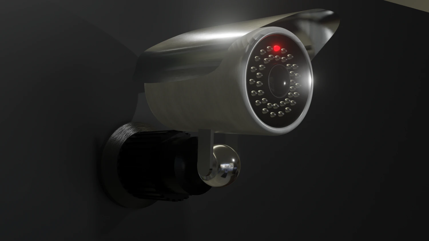 CCTV CAMERA 3D Model .c4d .max .obj .3ds .fbx .stl .blend