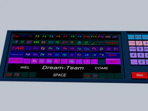 Клавиатура 3D Модель