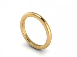 Solitaire Twist Prong Ring R3 Model do druku 3D