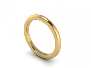 Solitaire Twist Prong Ring R3 3D Print Model