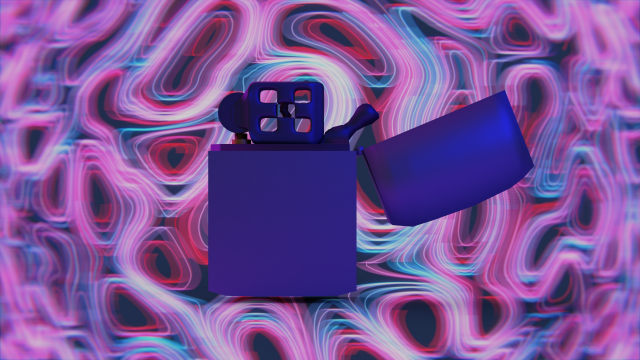 Zippo lighter 3D Model .c4d .max .obj .3ds .fbx .stl .blend 