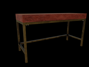 Desk Aerne-40 3Dモデル
