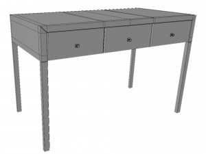 Consol Table Desk Broadbent 41 3D Модель