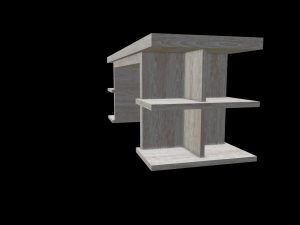 Desk Chander 66 Modèle 3D