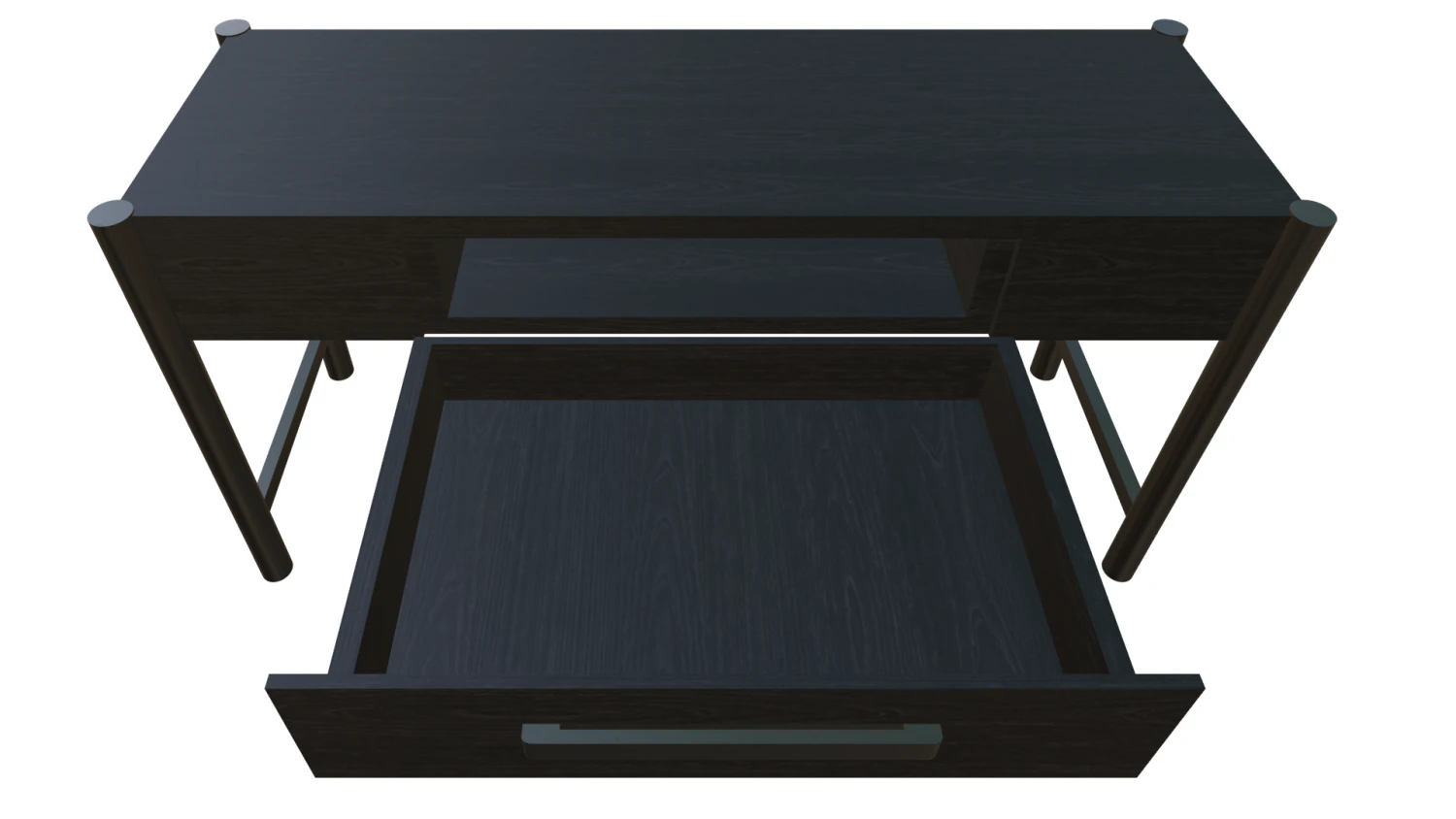 Desk Denzel 47 3D Model .c4d .max .obj .3ds .fbx .stl .blend 