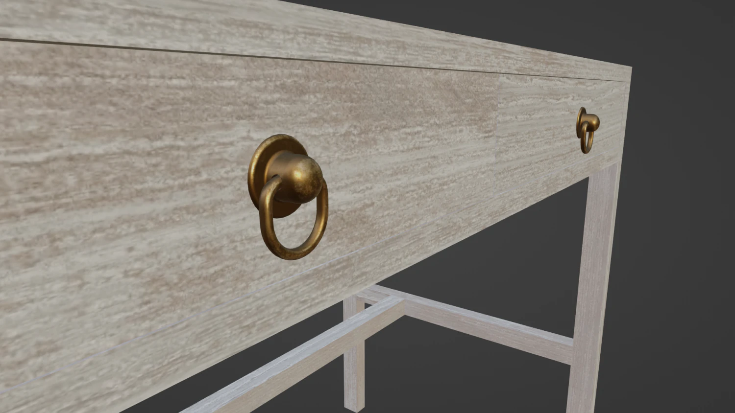 Desk Elin 40 3D Model .c4d .max .obj .3ds .fbx .stl .blend 