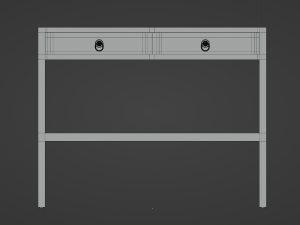 Desk Elin 40 3D मॉडल