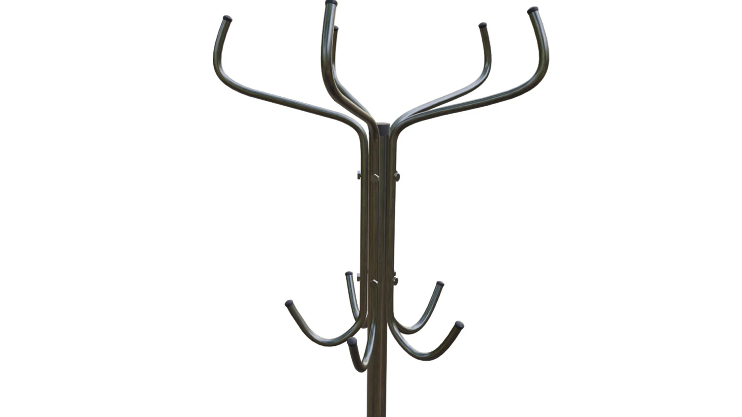 Coat rack standing low poly 3D Model .c4d .max .obj .3ds .fbx .stl .blend 