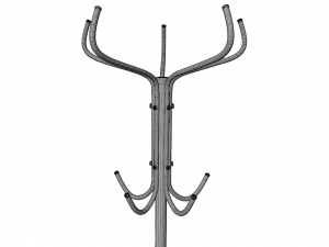 Coat rack standing low poly 3D 模型