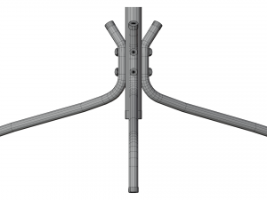 Coat rack standing low poly 3D 模型