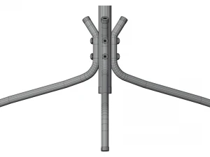 Coat rack standing low poly 3D Model