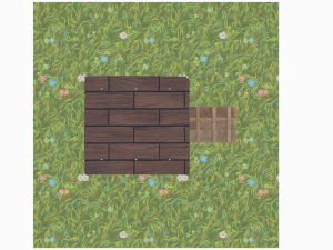 Chicken coop cartoon Low poly 3D Model