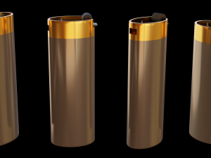 Metal lighter from different angles 3D 模型