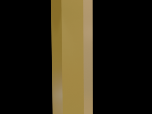 A simple pencil with an eraser Modelo 3D