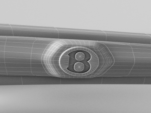 Bentley b-9030 sunglasses 3D Model