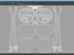 Bentley b-9030 sunglasses 3D Model