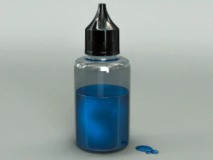 Small bottle-dropper 3D Model
