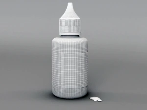 Small bottle-dropper 3D Model