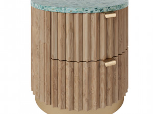 Makeup table and Nightstand bedside table 3D 모델