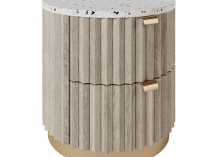 Makeup table and Nightstand bedside table 3D 모델