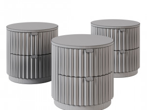 Makeup table and Nightstand bedside table 3D 모델