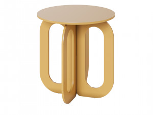 Wooden and lacquer coffee tables Model 3D