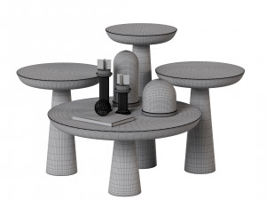 Mushroom coffee table Model 3D