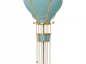Flying balloon themed lamp collection Model 3D